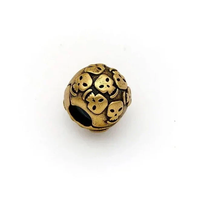Crusado Brass Hair Beads (Set of 3) - Image 5