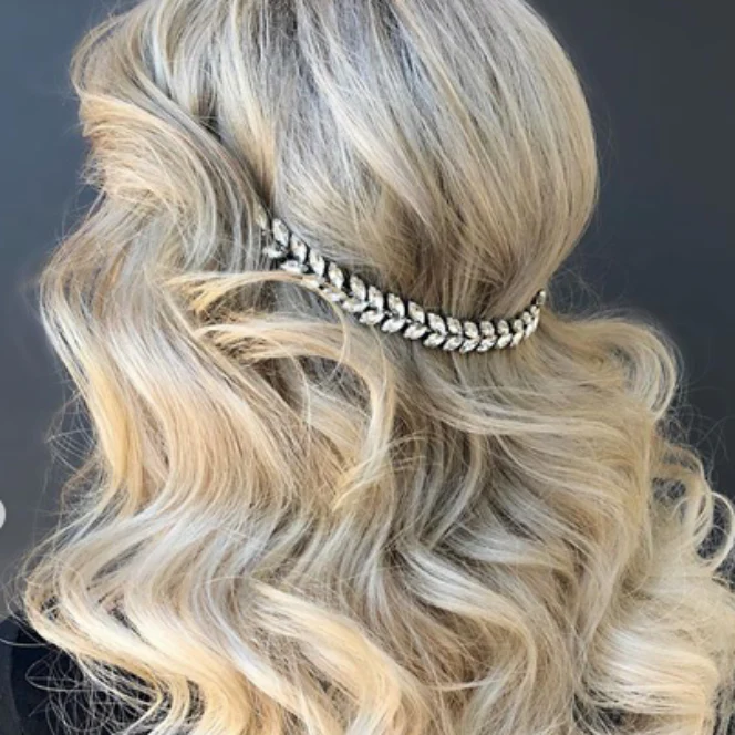 Kensington - Bridal Hair Chain - Image 3